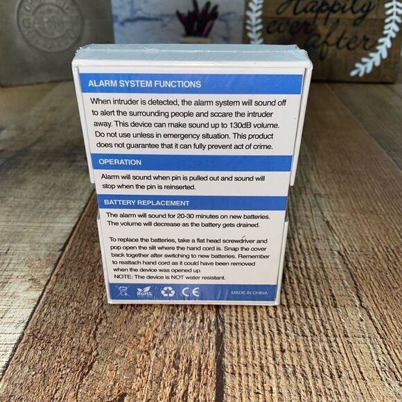 Pocket Guardian Personal Safety Alarm Prevention 130DB Pull To Activate. 
New - Picture 3 of 5